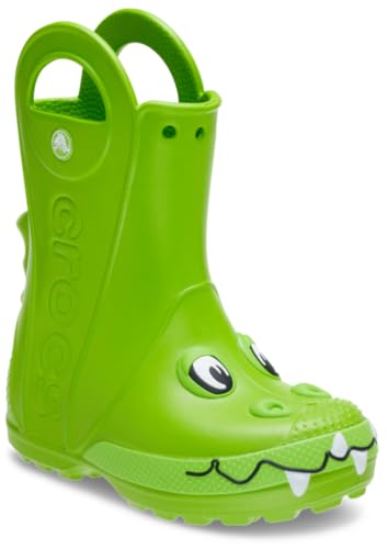 Crocs Kids Handle It Rain Boot, Crocs Green, C12