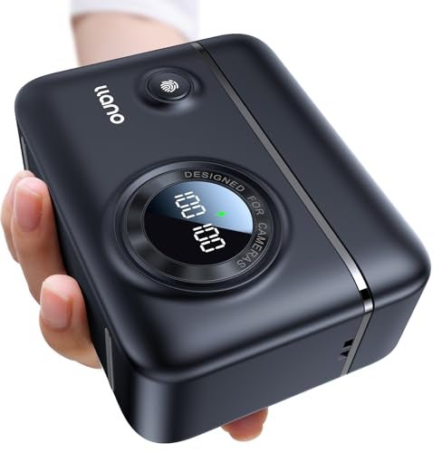 llano NP-FZ100 Camera Battery 18W Fast Dual USB C Charger, Compatible with Sony A7iii, A7R V, A7R IV, Alpha A7C, A9/A9S, A6600,A7R3, ZV-E1, FX3, FX30, Smart Digital Display