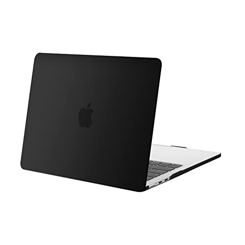 MOSISO Compatible with MacBook Air 13 inch Case 2026 2025-2022 Release M4 A3240 M3 A3113 M2 A2681, Protective Plastic Hard Shell Cover Compatible with MacBook Air 13.6 inch Case, Black