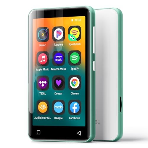 innioasis 80GB MP3 Player with Bluetooth and WiFi, MP3 Player for Kids with Spotify, Spotify Kids, Audible, 4.0" Music Player with Parental Controls