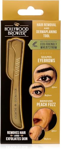 Hollywood Browzer - Dermaplaning and Hair Removal Tool - Single GOLD