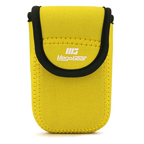 MegaGear Ultra Light Neoprene Camera Case Compatible with Canon PowerShot SX740 HS, SX730 HS, SX720 HS, SX710 HS, SX700 HS, Sony Cyber-Shot DSC-HX60V - Yellow