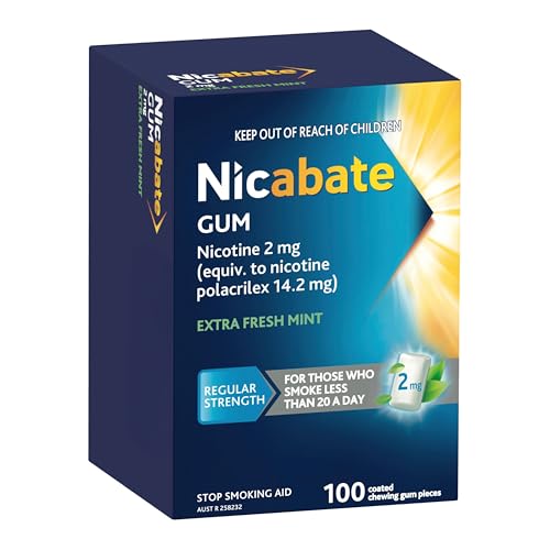 Nicabate Chewing Gum 2MG 100PK