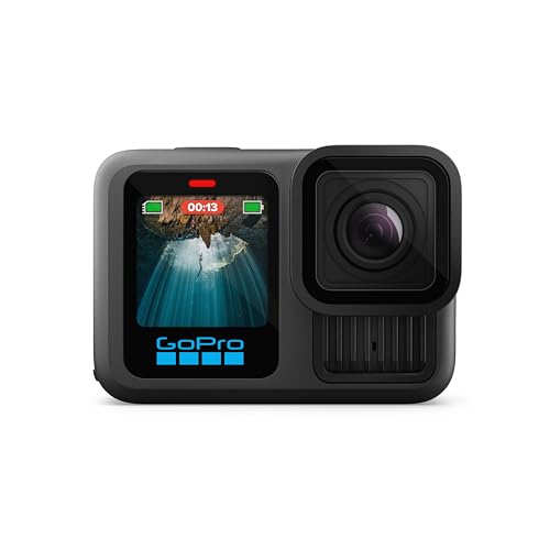 GoPro HERO13 Black - Waterproof Action Camera with 5.3K60 Video, 27MP Photo + Compatability with HB-Series Lenses