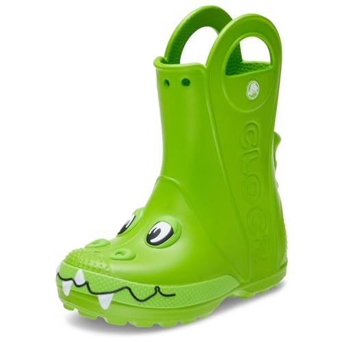 Crocs Kids Handle It Rain Boot, Crocs Green, C13
