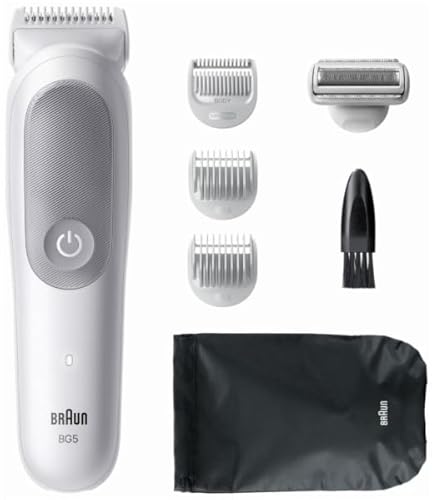 Braun BG5550 Series 5 Body Groomer with 6 Grooming Tools