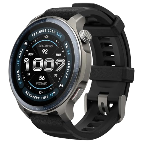 Amazfit Balance 2 Smart Watch 47mm with Fitness Tracker, AMOLED Display with Sapphire Crystal Glass, 21 Days Battery, Offline Maps & GPS, Hyrox, Support Golf & Food Calorie Recognition