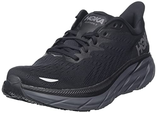 HOKA Women's Trainers, BONDI 8, Mesh, Black/Black, 9.5 US W