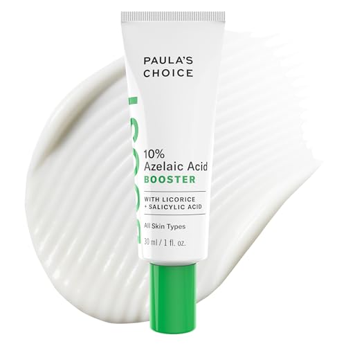 Paula’s Choice BOOST 10% Azelaic Acid Booster Cream Gel, Licorice Extract & Salicylic Acid, Oil-Free Skin Brightening Serum - 30 mL