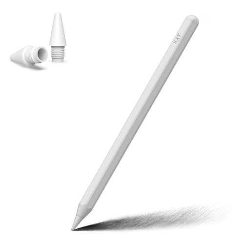 Tilt Sensitivity Palm Rejection Stylus Pen for Apple iPad(2018 and After) 6/7/8/9/10 th Generation/ipad Pro 11 / Pro 12.9 inch/Air 3&4&5&6/Mini 5&6, Precise Writing Drawing Digital iPad Pencil