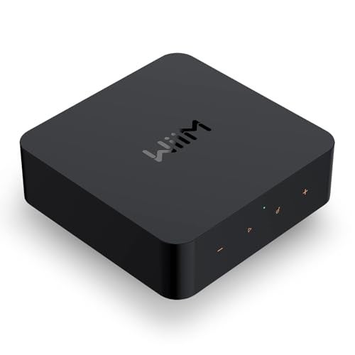 WiiM Pro AirPlay 2 Receiver, Google Cast Audio, WiFi Multiroom Streamer, Works with Alexa, Siri and Google Assistant, Stream Hi-Res Audio from Spotify, Amazon Music, Tidal and More