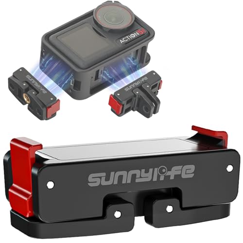 Magnetic Mount for DJI Osmo Action 5 Pro, Quick Release Adapter Extension Base for DJI Osmo Action 5 Pro/Osmo Action 4/ Action 3