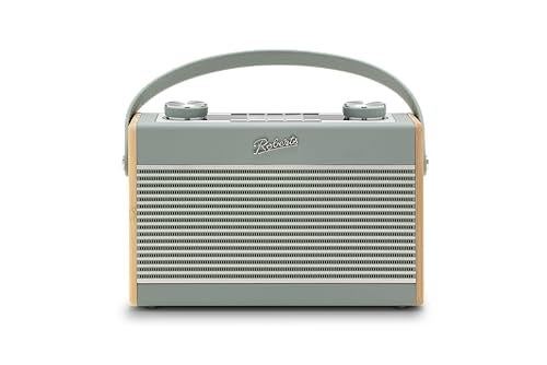 Roberts Rambler Classic FM/DAB/DAB+ Digital Radio with Bluetooth, Duck Egg