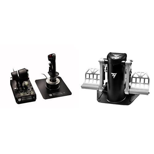 Thrustmaster Hotas Warthog Joystick and Throttle for PC + Thrustmaster TPR Pendular Rudder Pedals for PC