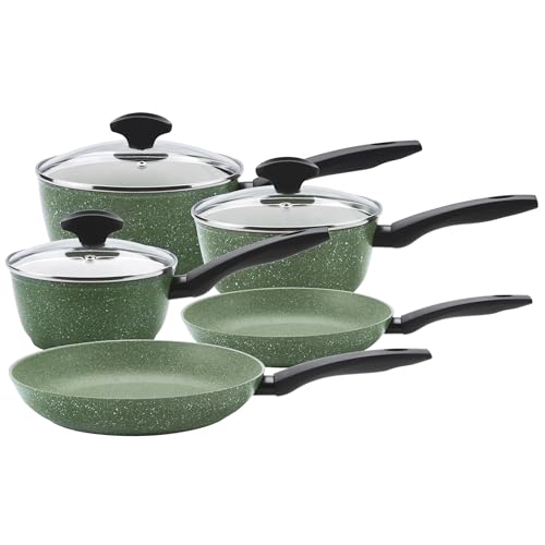Prestige Eco Cookware Set, 5pce - Green