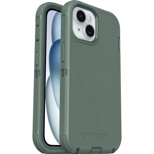 OtterBox Defender Series MagSafe Case for iPhone 17e, 16e, 15, 14, 13, Shockproof, Drop Proof, Ultra-Rugged, Protective Case, 7X Tested to Military Standard, Green