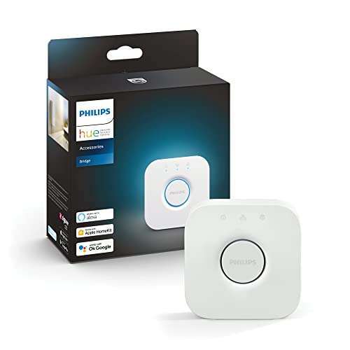 Maison Connectee Philips Hue Hue Bridge EU (EU 2-Pin Plug, No UK Plug)