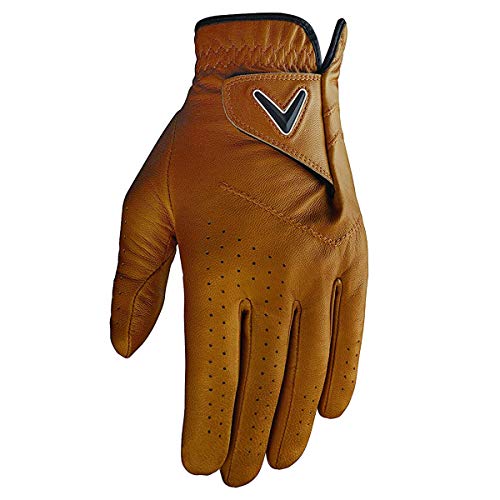 CALLAWAY Men's Gloves, Tan, Large