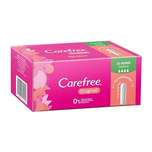 Carefree Standard Base Super Tampon (Pack of 32)