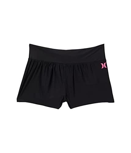 Hurley Girls' Swim Shorts, Black, Small