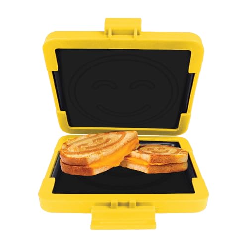 Laser Microwave Sandwich Maker – DIY Toastie Maker for Home, Office & School Lunches, Compact & Dishwasher Safe, Makes Delicious Hot Sandwiches in Minutes