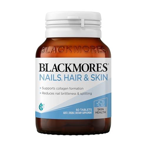 Blackmores Nails, Hair & Skin | Supports Collagen Formation | Provides Essential Nutrients for Healthy Nails, Hair and Skin | 60 Tablets
