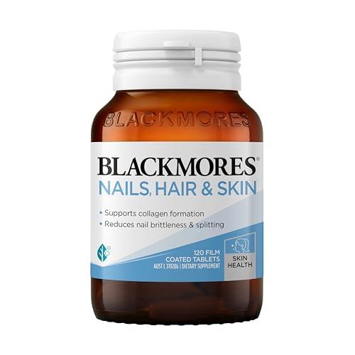 Blackmores Nails, Hair & Skin | Supports Collagen Formation | Provides Essential Nutrients for Healthy Nails, Hair and Skin |120 Tablets