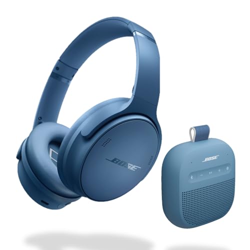 Bose Blue Dusk Audio Duo - QuietComfort Noise Cancelling Headphones & SoundLink Micro (2nd Gen) Portable Speaker