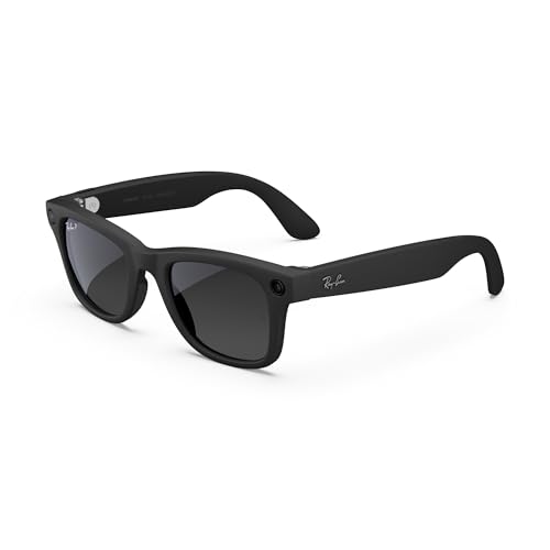 Ray-Ban | Meta Wayfarer Large (Gen 2) - Matte Black, Polarised Gradient Graphite lenses