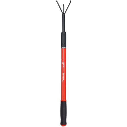 Corona GT3090 GT 3090 Extendable Handle 3-Tine Hoe, Red