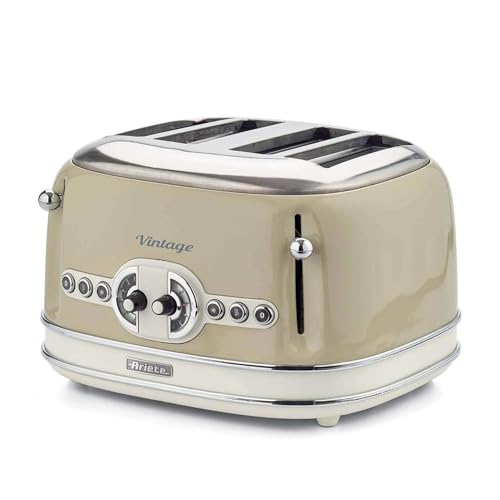 Ariete Vintage Series 4-Slice Toaster - Beige