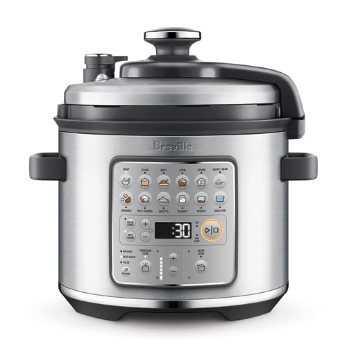 Breville the Fast Slow Go Pressure Cooker (Brushed Stainless Steel), BPR680BSS