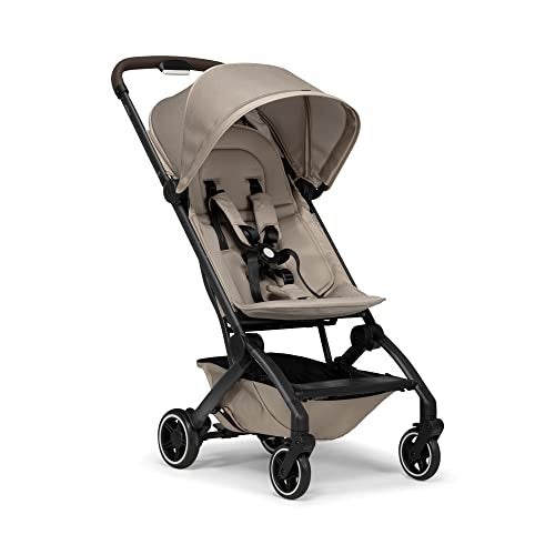 Joolz AER+ (Lovely Taupe) - Strollers & Prams, One-Hand Compact Fold, Ultra-Light Weight & Compact 6kg, Cot or Capsule, Travel Stroller, Carry Bag Included
