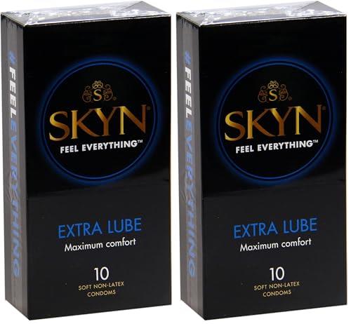 SKYN Extra Lubricated Condom 20 Pack, 10 count