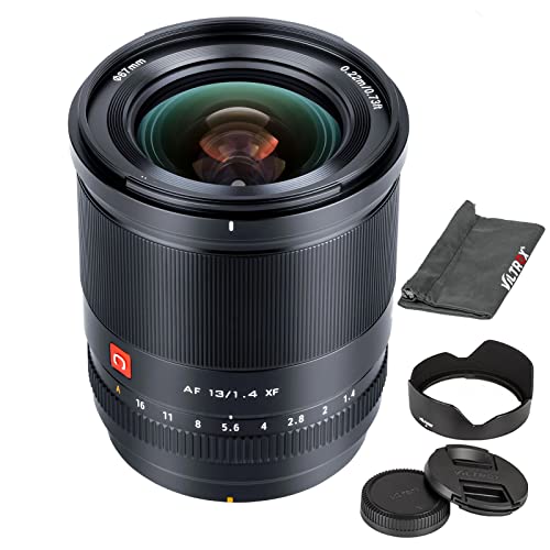 VILTROX 13mm f/1.4 F1.4 Fuji x Mount Camera Lens APS-C Wide Angle AF&MF Lens for Fujifilm X-Mount Camera X-T30 II X-T4 X-T3 X-Pro3 X-Pro2 X-H1 X-T2