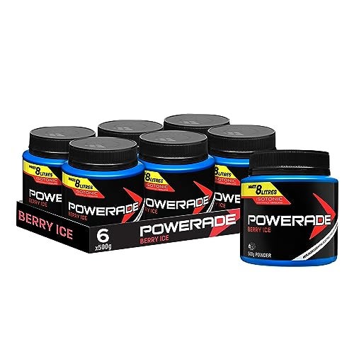 Powerade Isotonic Berry Ice Sports Powder Multipack 6 x 500g