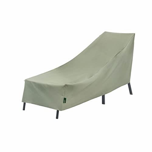 MODERN LEISURE® Basics Patio Chaise Lounge Cover, 76" L x 27" W x 30" H, Sage