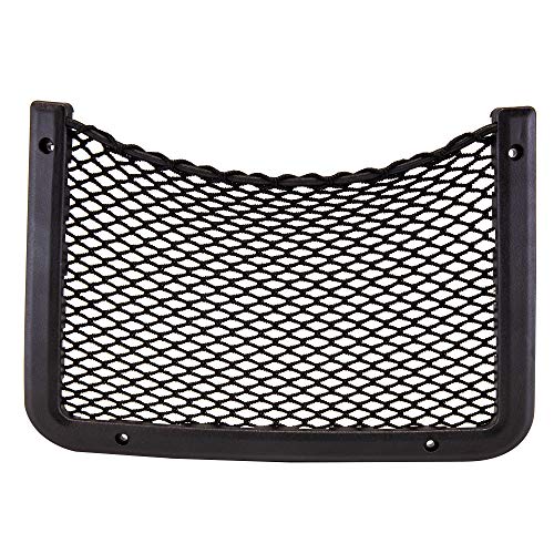 RecPro Framed Stretch Mesh Net Pocket for Auto, RV | Storage RV Pocket Net Holder | Map Pocket | Lightweight Black Frame | Mesh Netting | Chart Pocket 8" x 11"