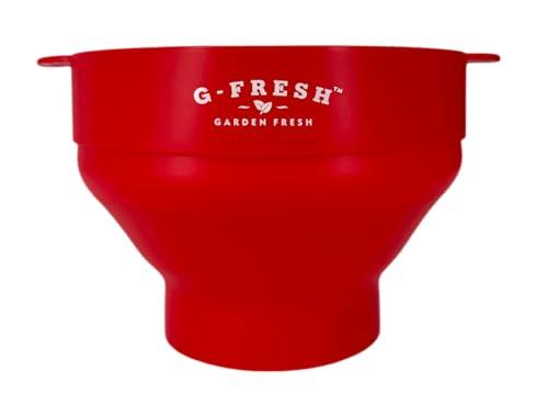 G-Fresh Popcorn Maker Microwave Popper - Red Silicone - GFPopper