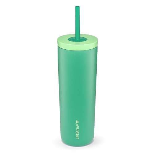 LifeStraw Unisex Adult Go Series Tumbler, Cactus Green, 500 ml