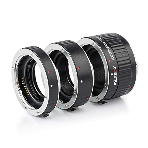Viltrox Metal Mount Auto Focus AF Macro Extension Tube Ring Set 12mm,20mm,36mm for Canon EF EF-S Lens DSLR Camera 760D 700D 80D 70D 5DII 5DIII 1300D