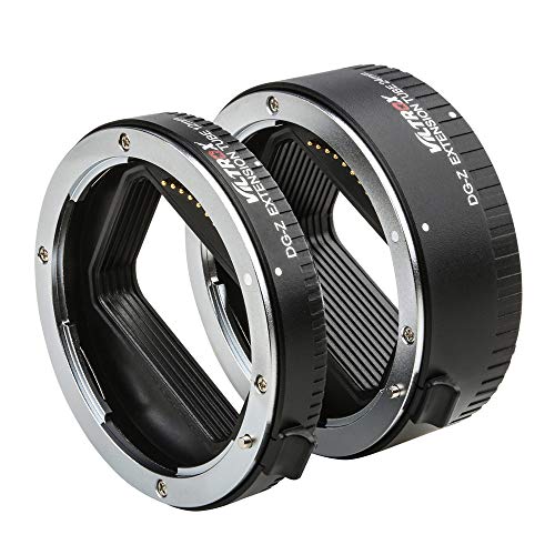 VILTROX DG-Z Auto Focus AF Macro Extension Tube Ring Set 12mm,24mm for Nikon Z-Mount Mirrorless Camera Zfc Z5 Z50 Z6 Z6II Z7 Z7II for Macro Photography