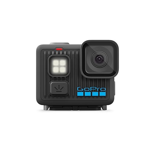 GoPro LIT Hero Lightweight Compact Waterproof Action Camera with Built-in Light, 4K60 Ultra HD Video, 12MP Photo, Touchscreen, HyperSmooth Stabilization