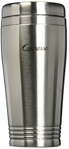 Capresso Insulated Travel Mug, Stainless Steel