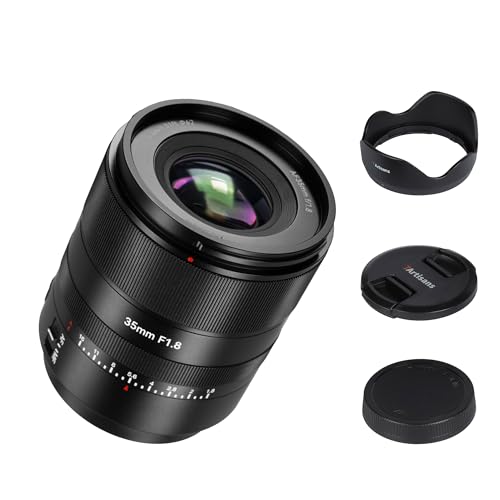 7artisans AutoFocus 35mm F1.8 Full Frame Lens,F1.8 Large Aperture,Support Automatic/Manual Compatible for Sony FX A1 A9 A7M A7R A7S A7C ZVE Series FX3,A9II,A7M2,A7S2