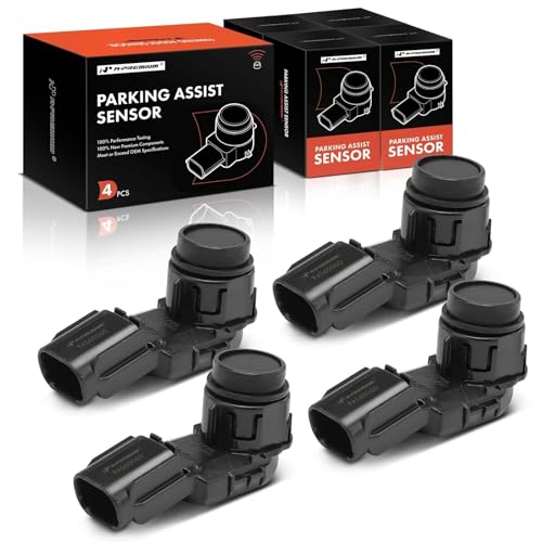 A-Premium 4-PC Reverse Backup Parking Assist Sensor Compatible with Select Toyota & Lexus Models - RAV4 2019-2019, Sienna 2018-2020, LX570 2016-2018, Replace# 89341-60060, 89341-60060-C0