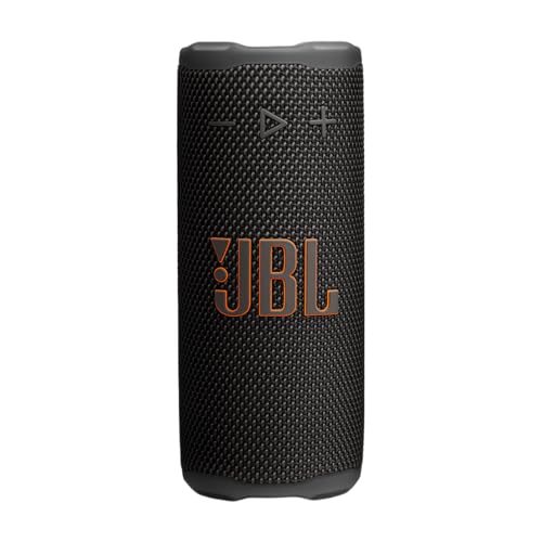 JBL Grip, Bold JBL Pro Sound, Up to 14 Hours of Playtime, Ambient Light, Waterproof, dustproof, and Drop-Proof, Recycled Plastic and Fabric, Plus FSC Certified Paper Packaging, Black