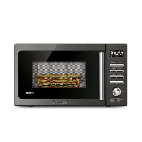 Breville, The Easy Wave 34L Inverter Microwave, Black Stainless Steel, LMO434BST2IAN1