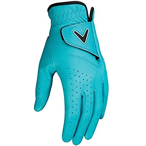CALLAWAY Women's Gloves, Teal, Small