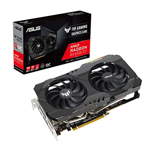 ASUS TUF Gaming Radeon RX 6500 XT OC Edition PCI-Express Graphics Card